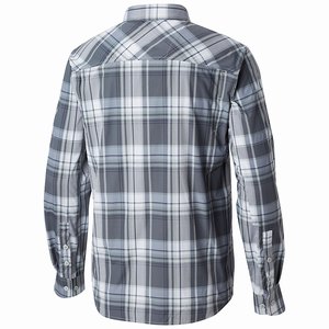 Columbia Silver Ridge™ Plaid Långärmad Tröja Herr Grå (JAYHL2183)